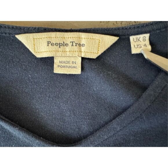 People Tree‎ Navy Blue Julia Dress Size 4 - Picture 5 of 9